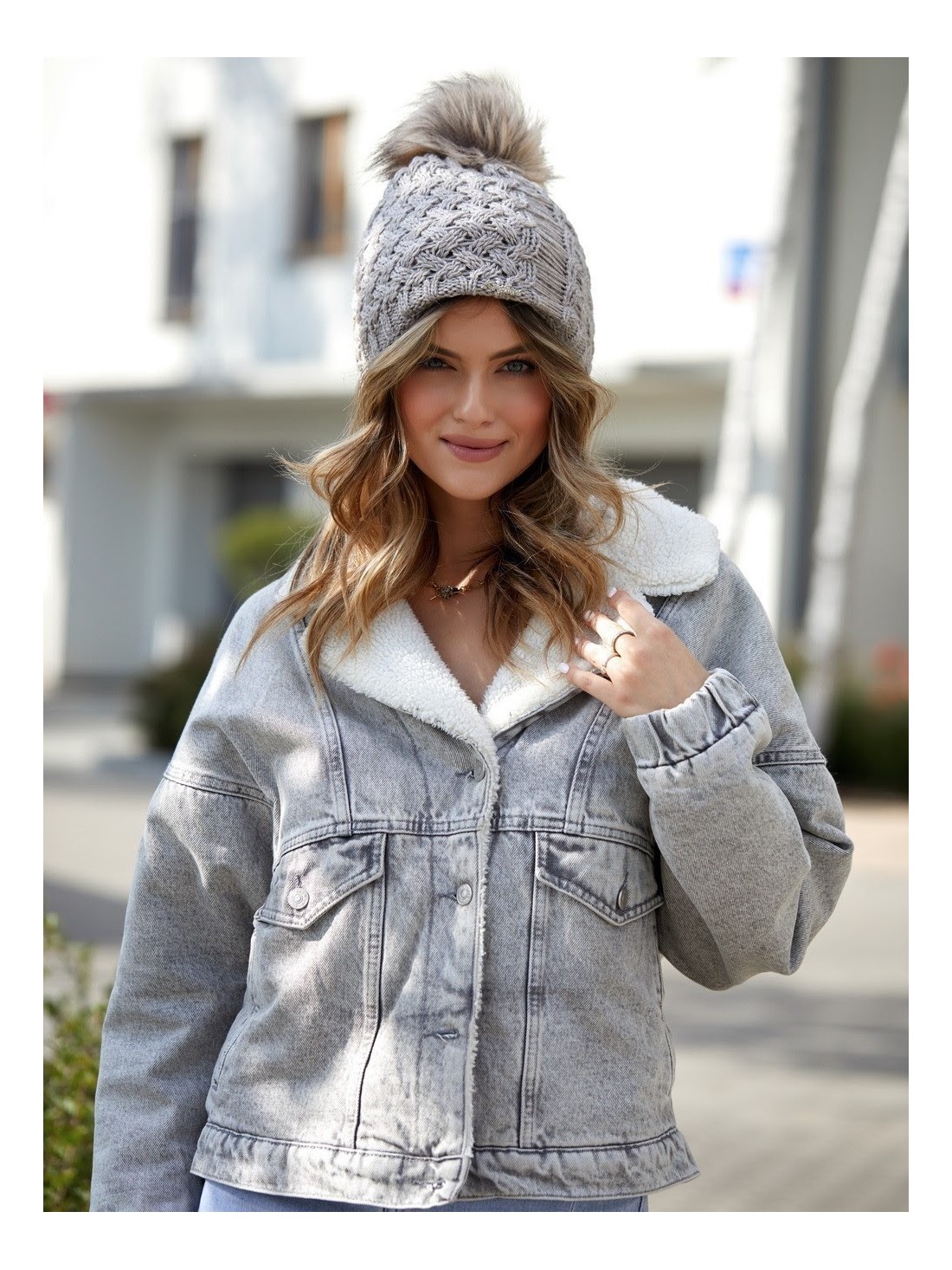 Cappuccino winter hat C15 - Online store - Boutique